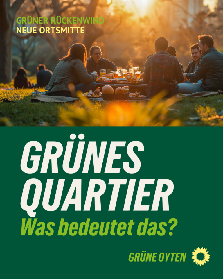 Neue Ortsmitte: Grünes Quartier