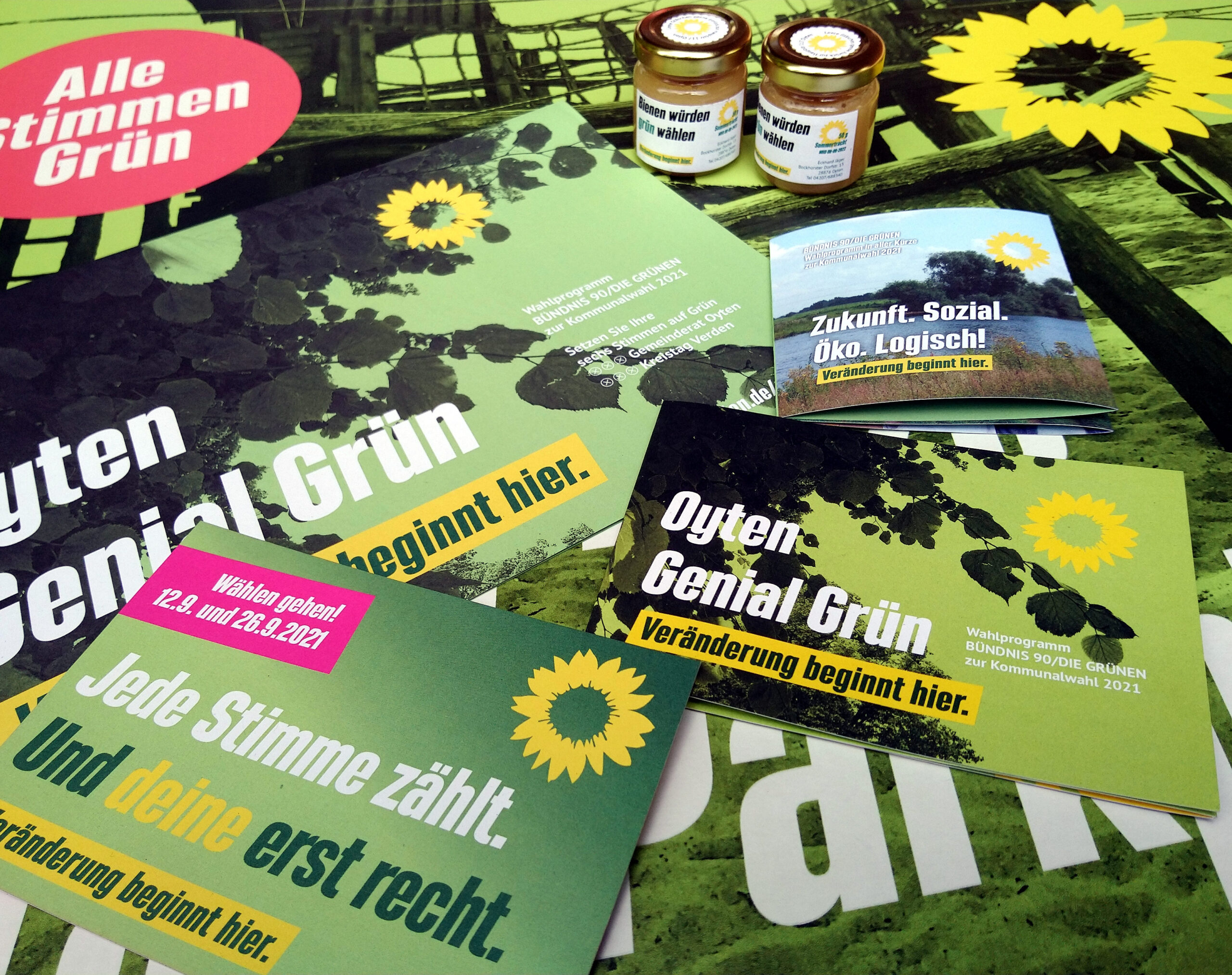 Grüne Wahlwerbung 2021