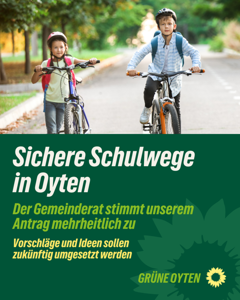 Sichere Schulwege in Oyten – Erfolg im Gemeinderat