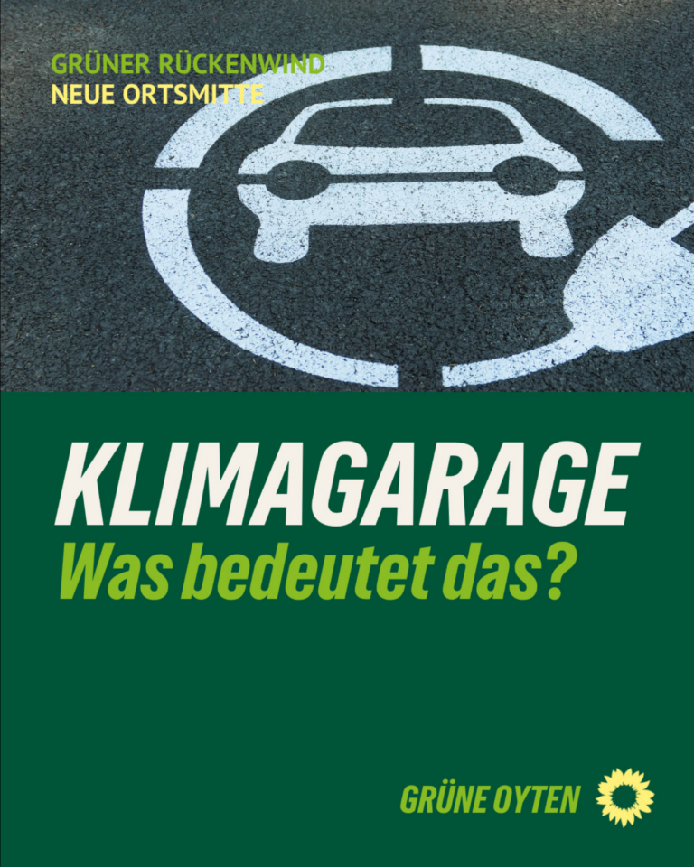 Neue Ortsmitte: Warum „Klima“-Garage?