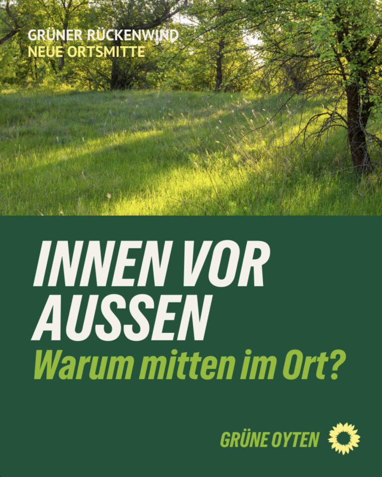 Innen und Außen – warum mitten im Ort bauen?