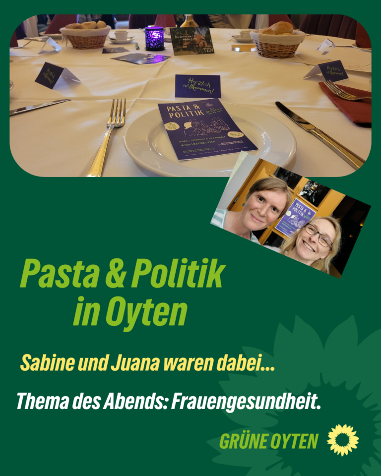 Thema Frauengesundheit bei „Pasta & Politik“