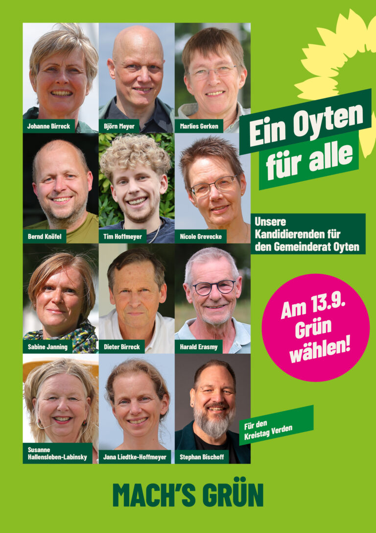 Mach’s grün – ein Oyten für alle!