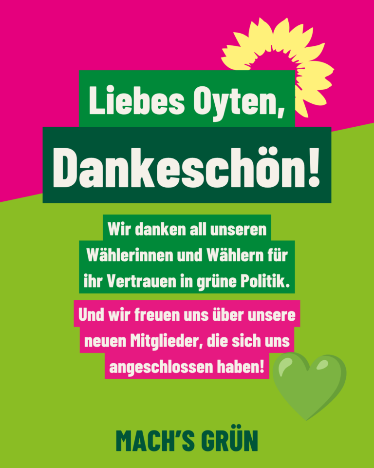 Liebes Oyten: Dankeschön!