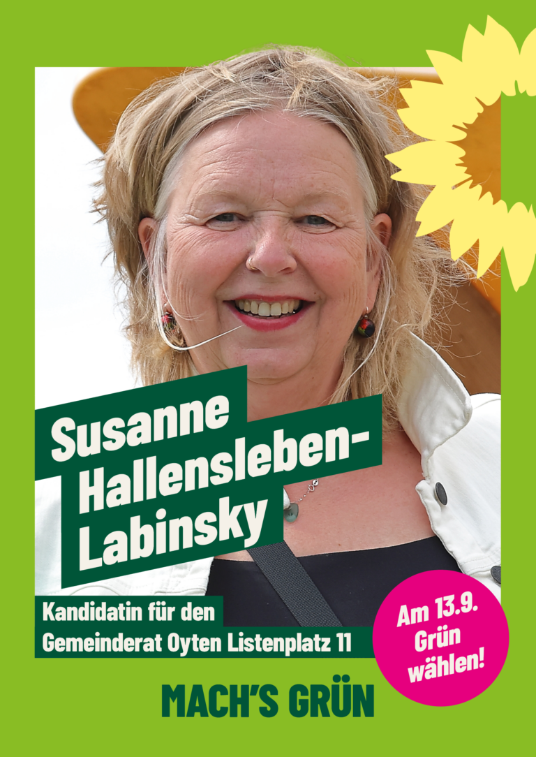 Mach’s grün – Susanne Hallensleben-Labinsky