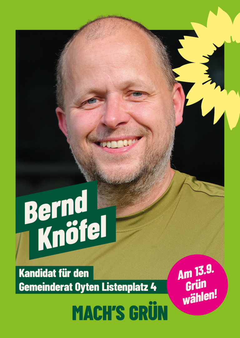 Mach’s grün – Bernd Knöfel
