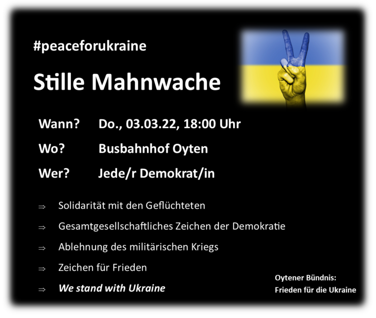 Stille Mahnwache